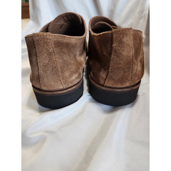 ALAN PAYNE Basel Suede Monk Strap Single Buckle Tan Men Dress Shoes Sz 12 Turkey - Picture 6 of 16